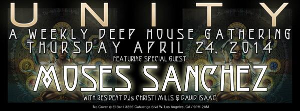 unitygathering's tweet image. Tonight at #unitygathering!  @mosessanchez1 @ChristiMills  &amp;amp; @djdavidisaac!  Get your weekly #deephouse dose!