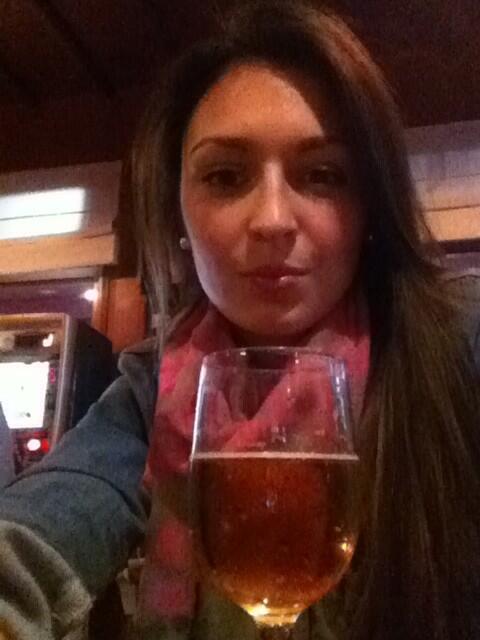 linzbeckett's tweet photo. Sipping Spanish beer with the fiancé #smallbeer http://t.co/OBsLa5Kotr