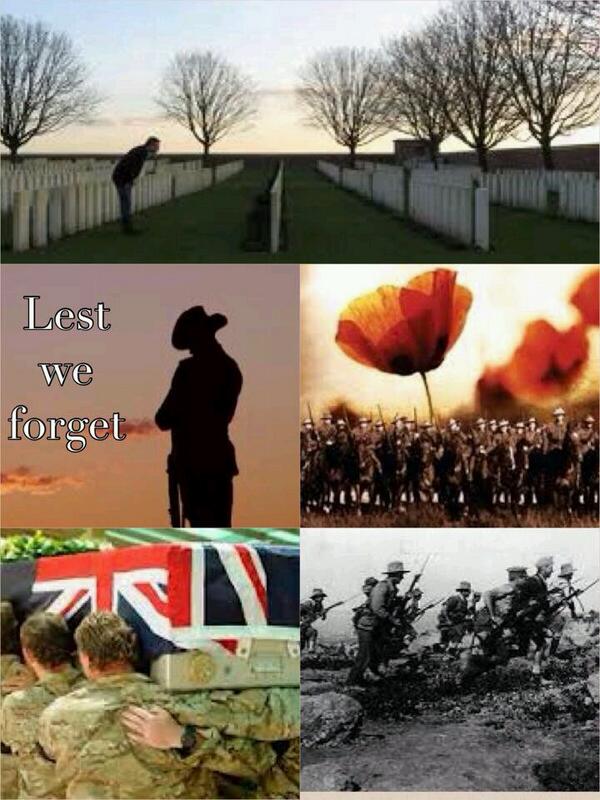 aussiepride84's tweet photo. Lest We Forget 
Our fallen soliders will never be forgotten http://t.co/GVIKBiT7hl