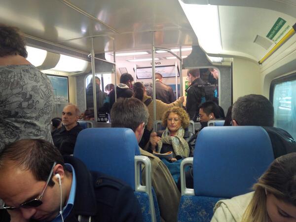 ShrinkingMike's tweet photo. Yep @gotransit there's absolutely no reason to consider additional trains on the Barrie line. #lasttrainstanding http://t.co/lACeZnHtvA