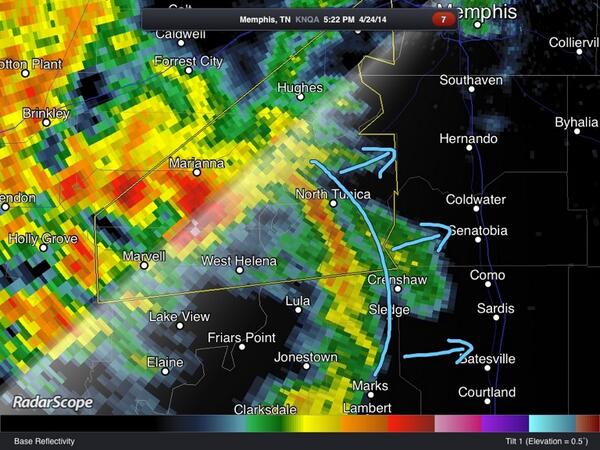 AOnek_WREG3's tweet image. Possible #gustfront or developing #bowecho over #Tunica County, heading towards I-55. @3onyourside #wreg