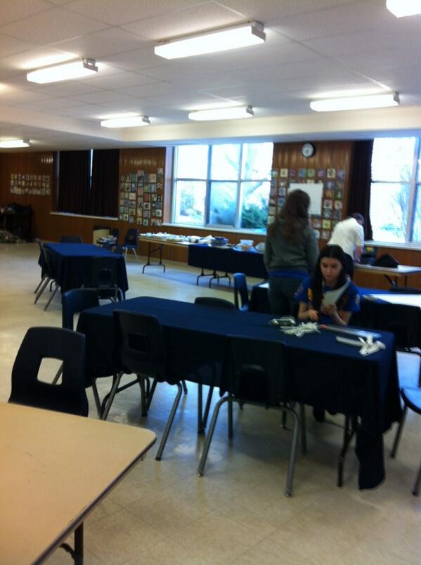 Setting up for #EcoFest!