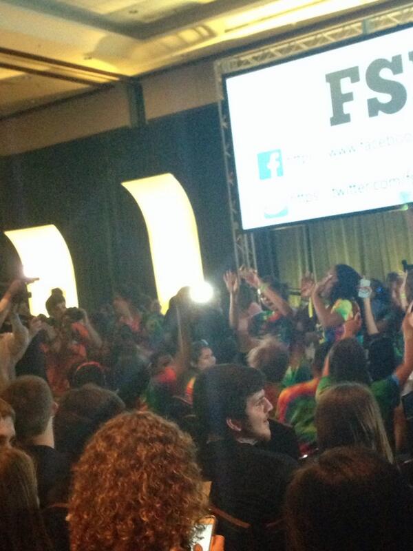 WHSPredator's tweet image. The atmosphere here is amazing!! #fspa2014 🎉