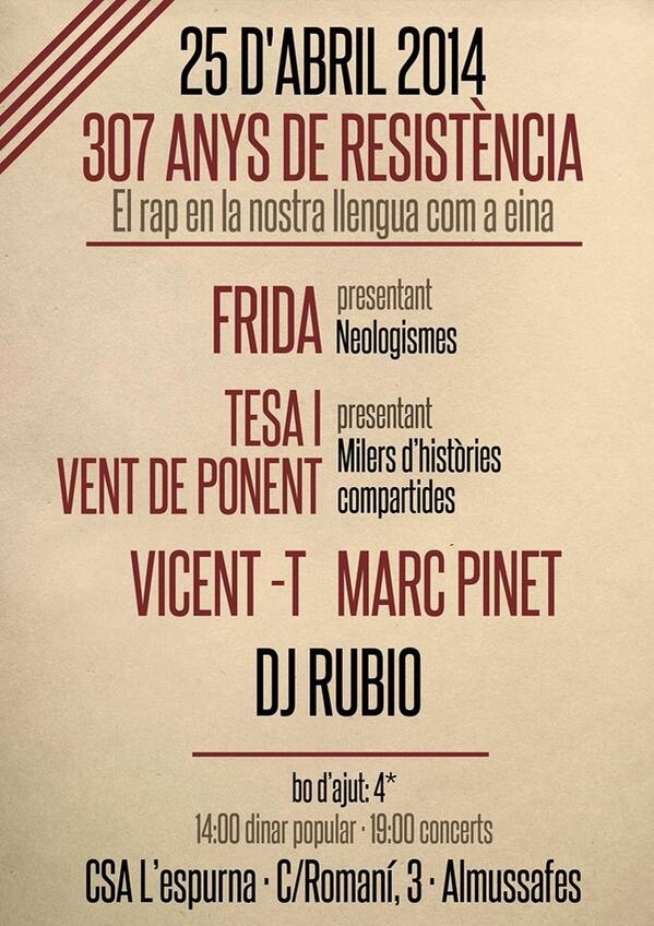 csaEspurna's tweet image. Vaaaaa demà tots a l&apos;Espurna mandanga!!