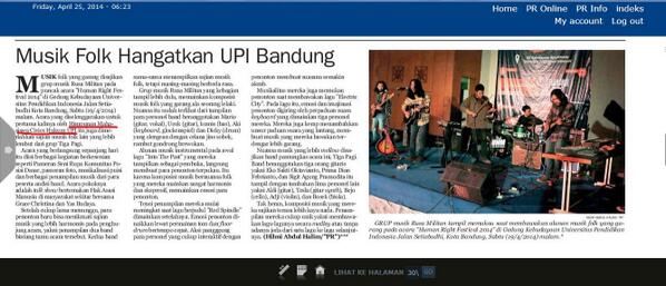 m_rianarisandi's tweet image. ciee masuk koran @HumanRightFest @andikoswara @pratamasyahalam @agungtesgum @Bachtiar_yusup @adidarmaindra @Bem_HMCH