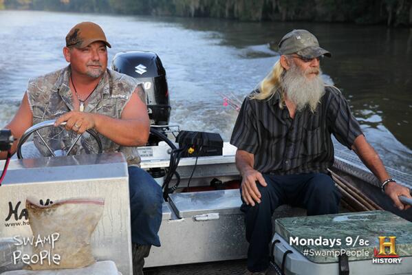 RT if you're pumped to see Justin and Glenn hit the swamp on Monday! #SwampPeople
