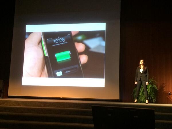 utlea's tweet photo. Darla, CEO of Everywhere Energy, presents a shoe insert that harvests kinetic energy and uses it to charge your phone http://t.co/OdGzAiNW2p