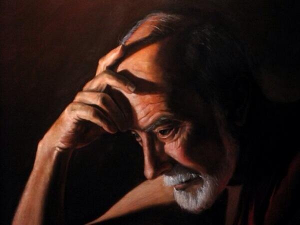 armusik's tweet photo. St. Jerome (detail) oil on linen 2008 36 x 48" (available) #art #painting #figuative #artoftheday #FineArt http://t.co/29FYg3uVfw