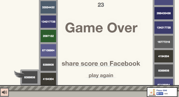 qingbo's tweet photo. 8388608 #Flappy2048 http://t.co/ENOGtNesqH