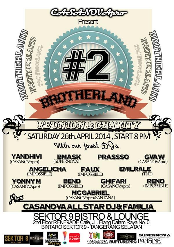 csnv_djcourse's tweet photo. #BROTHERLAND2 #BROTHERLAND2 #BROTHERLAND2 its tomorrow guys !. Come and join with us... http://t.co/QrS9KyXzwC
