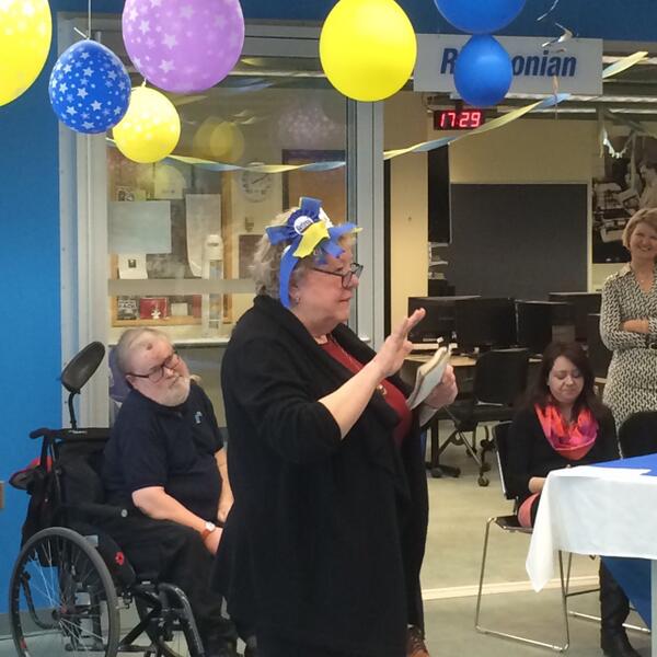 ToryHealy's tweet image. Happy retirement @Lynn_Cunningham! Thank you. #commassavelives #theboss #class2002 #ThanksLynn