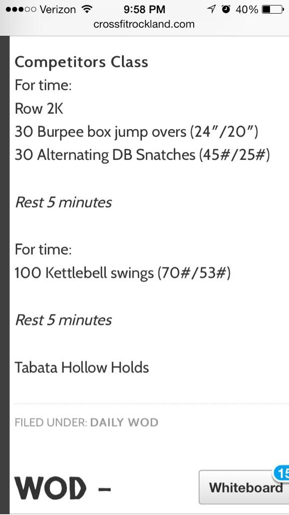 A_Wod_Life's tweet image. #compclass #wod #crossfitrockland #crossfit #Brutal