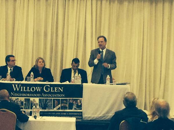 <a href="/Willow/">♕ie</a> Glen Mayoral Candidate Forum. <a href="/corteseformayor/">Dave Cortese</a> bringing his A-game!