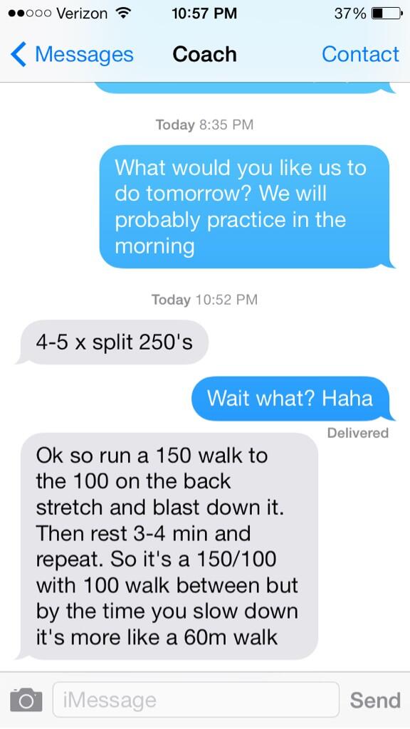 amanduhhh6's tweet image. #multiproblems #reallycoach cause I def got that from the first text lol