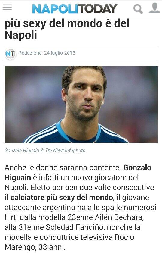 GioMarsilio's tweet image. Prendete quindi i vari Llorente, C.Ronaldo e company e facitavill a' nzalat. Il più bello lo abbiamo noi! @G_Higuain