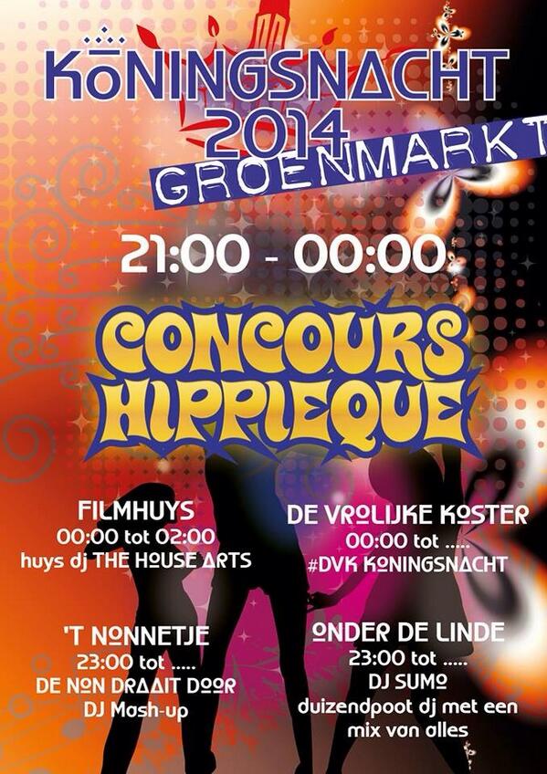 jsax_nl's tweet image. Vandaag #KoningsNacht #Groenmarkt #033 w/ #live + va 00:00 #DeNonDraaitDoor #djs @lewisferrier @WildemanHenk @jsax_nl