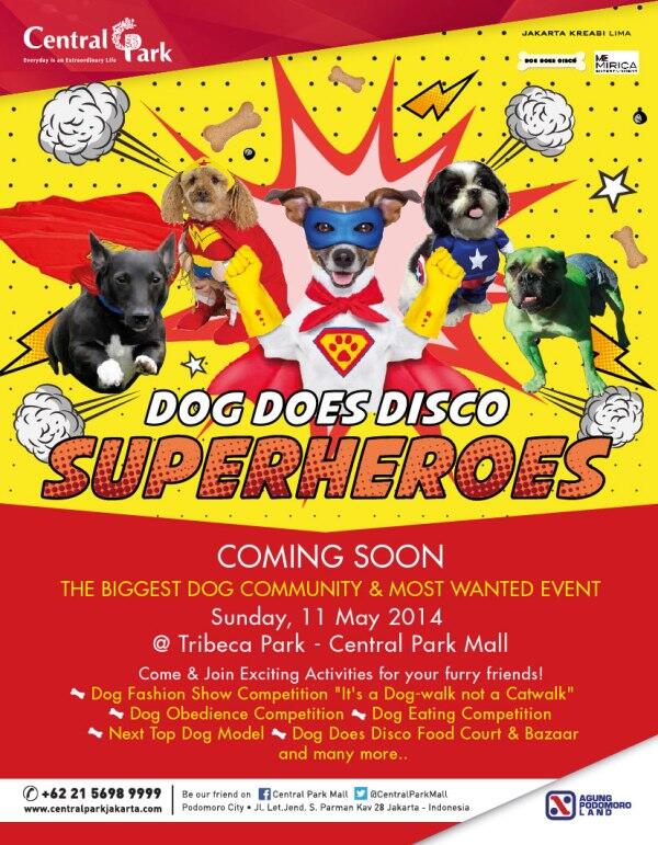CentralParkMall's tweet photo. Calling all #DogLovers for the BIGGEST dog community & most wanted event - #DogDoesDisco, 11 May at Central Park. http://t.co/rpEinvPdAN