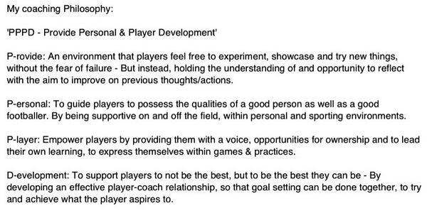 TwinkyJazz's tweet photo. My coaching philosophy... So far.It's been edited a lot of times & it still will be #WorkingDocument @CoachingFamily http://t.co/tVazSek2o2