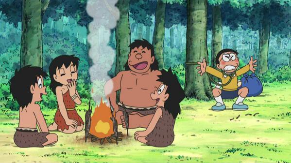 Twitter पर テレビ朝日宣伝部 今夜７時からは ドラえもん データ放送 どこでもドアかくれんぼ に参加しよう 番組放送中 にｄボタンを押して遊んでね そして今夜のお話は 石器時代の王さまに 鯉のぼりを つかまえろ の２本をお送りします Tvasahi