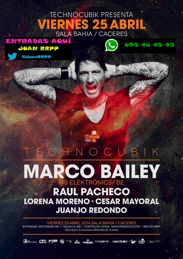 HOY Viernes!! el mejor plan está en <a href="/salabahia/">Sala Bahía</a> 
HOY SE LÍA EN CÁCERES
COMPRA TU ANTICIPADA POR 11 EUROS
<a href="/CubikEvents/">Cubik Events</a>