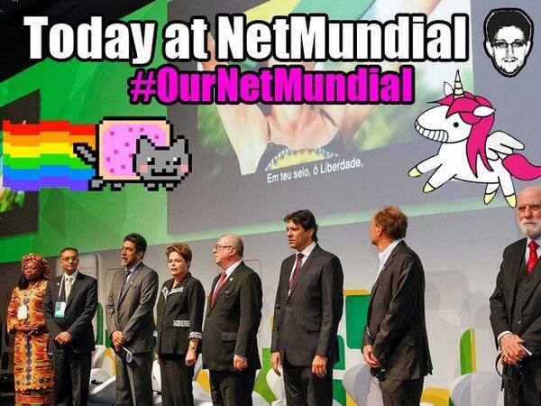 globalvoices's tweet photo. #NETmundial, Tweets from São Paulo, Brazil http://t.co/H1heuDJ9PL and #ournetmundial protests http://t.co/WKZEIsnfWz http://t.co/jQRiuXCFNd