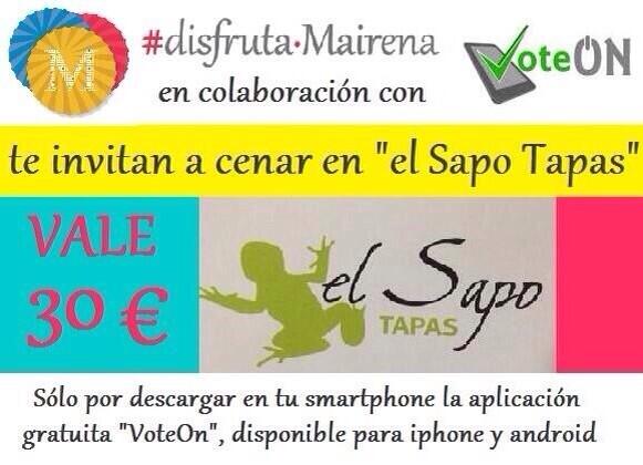 YoDroidSolution's tweet image. Participa con @disfrutamairena en #voteonapp y entra en el sorteo! #feriamairena2014