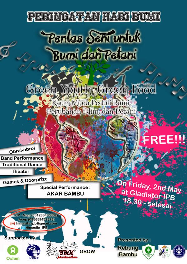 Saksikan penampilan kami, Jumat malam di IPB :) #Free