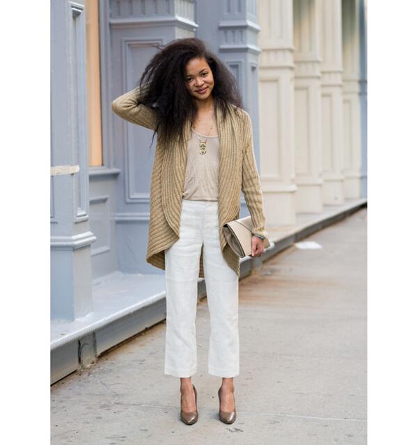 ELLEmagazine's tweet photo. Spring in New York means perfect spring neutrals: http://t.co/SUwPsdSGxS http://t.co/CvCAw8FHzZ