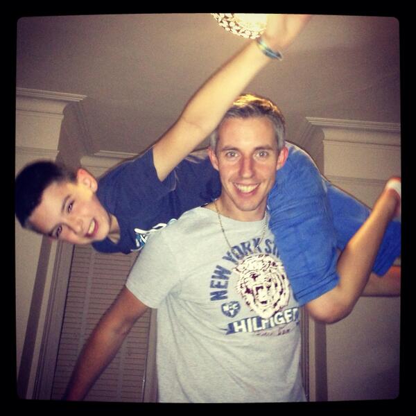 CCEG's tweet photo. @AnnaKennedy1 #autismdanceday Joe and his daddy Gary xx http://t.co/9g7OkUPNmf