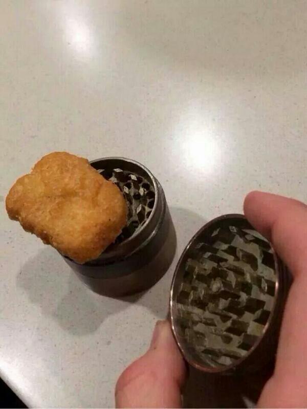 Get at me later if you're only tryina smoke that loud. #nuggies