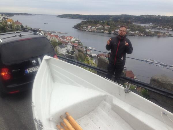 AES2017's tweet photo. Fremme ved start ca kl 1030. Kragerø. http://t.co/evPxdJmK6K