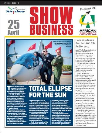 MarksAeroMags's tweet photo. Day 3 @KechAirshow and our @AfricanAeroNews daily is out. If you're not at show read it here http://t.co/IAaLqQ0JXO http://t.co/lvPExHmkxm