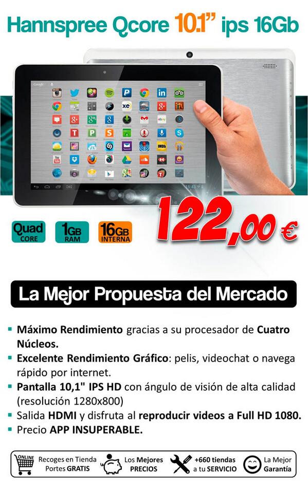 TiendasAPP's tweet image. ¡¡ No hay Tablet Igual !!
Y como no... ¡¡ AL MEJOR PRECIO !!
goo.gl/3FbR2Y