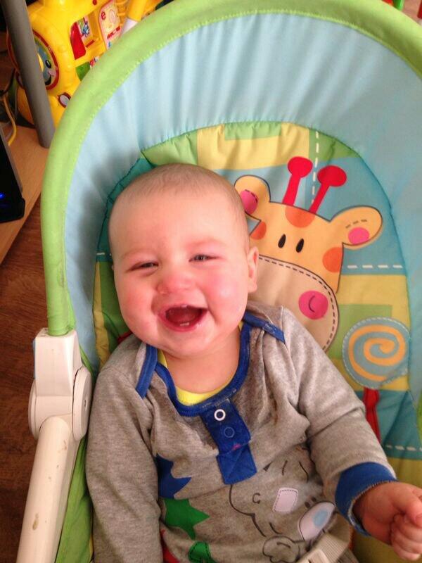 EmmaMiddlebrook's tweet image. Can't believe our fat man is 1 today :) happy birthday!
