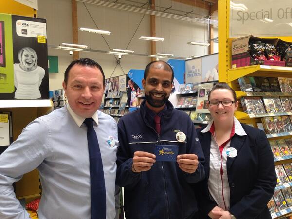 Well done to Ali <a href="/Tescocheetham/">Tesco Cheetham Hill</a> for continually delivering fantastic service! 🌟Great Recognition @Llittle25 <a href="/abrow67/">Andrew Brown</a>