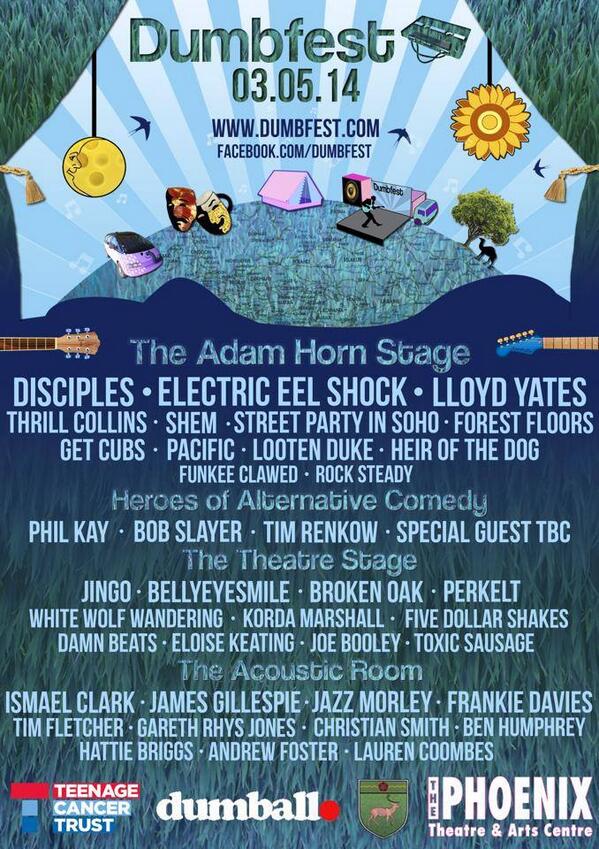 F_D_Shakes's tweet photo. Just over a week until @Dumbfest.. we're getting excited.. make sure you get your tickets http://t.co/l3FntBnFGS http://t.co/ZU5Qj8MFDG