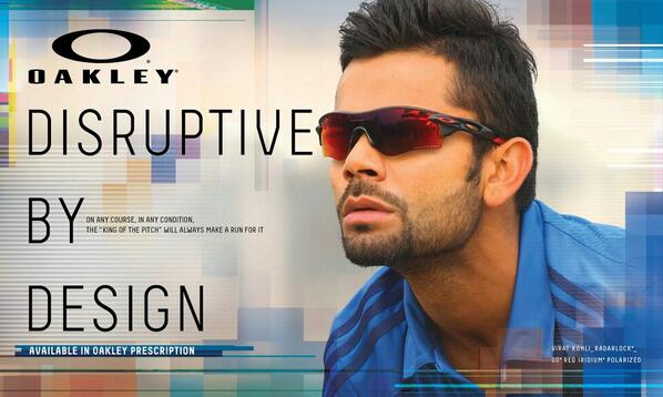 af Vedholdende rolle ViratGang on Twitter: "Oakley India have proudly announced @imVkohli as  their new Brand Ambassador!!! #DisruptiveByDesign http://t.co/aUBkiFcF7l" /  Twitter