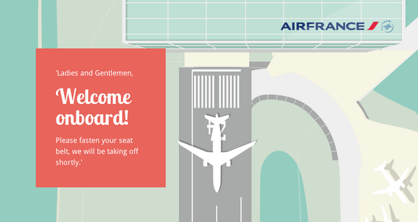 damienroue's tweet image. Sympa cette page Air France en #singlepagedesign bit.ly/1lb3g6x