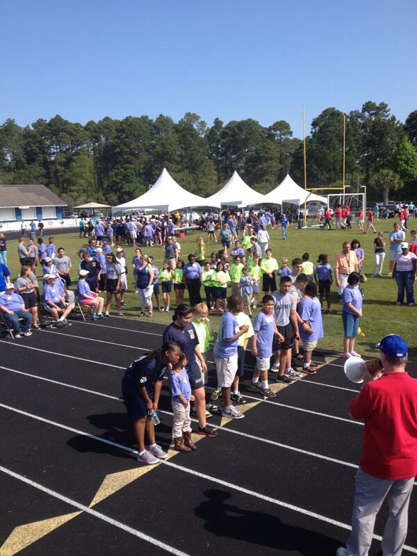 working_dataday's tweet photo. Great day to support the Special Olympics at Hilton Head High http://t.co/ogr53yMHVe
