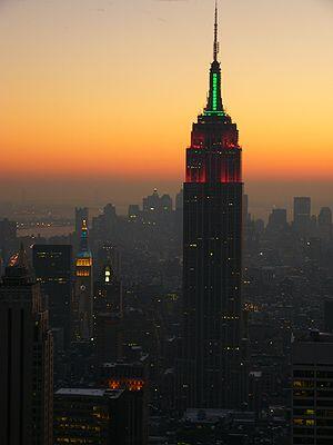 Impresionante foto del Empire State en Nueva York, Estados Unidos.