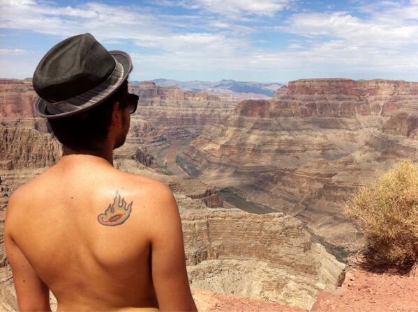 alexgreycosm's tweet photo. Tattoo of the Day! Batuhan Yumrukaya
saw the Grand Canyon with many eyes! Send AGrey tats to alex@cosm.org. http://t.co/CHHyWCeC4X