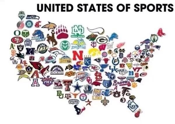 LockerRoomHumor's tweet image. United States Sports. RT if you see your team!