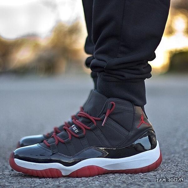 jordan 11 bred laces