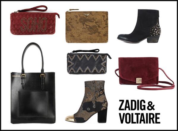 zadigvoltaire's tweet photo. Good Deals end Sunday! Discover Zadig &amp; Voltaire Accessories Now! http://t.co/eQuQxBZyZP #outletsales #accessories http://t.co/lFjHEd7jTI