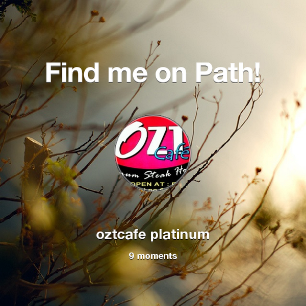 ndrejge's tweet photo. Find me on #Path now! Go to: http://t.co/z1yrkgF3Rj! #thepersonalnetwork http://t.co/fCQWLW5fgA