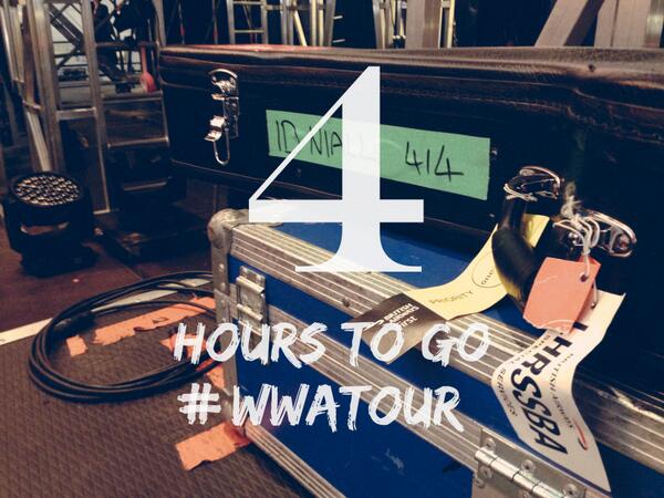 onedirection's tweet image. 4 hours to go #WWATOUR 1DHQ x