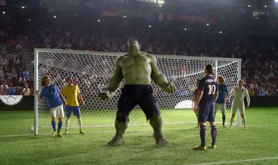 totalfilm's tweet photo. And the award for weirdest Marvel hero cameo of the day in a Nike football advert goes to... http://t.co/OqaeGFDdHV http://t.co/hg8b1EAfIP
