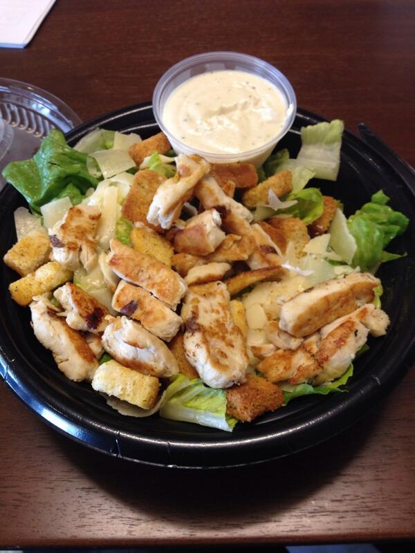 The @GrilledCheeseCo has salads too! #chickencaesar