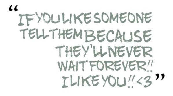Tag someone you know who likes someone that should just tell them already!!!