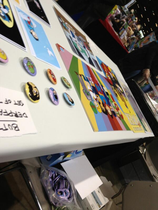 OfficialJL8's tweet photo. C2E2 is a go. Come see me at Table U17. http://t.co/fTYeUPlHsl